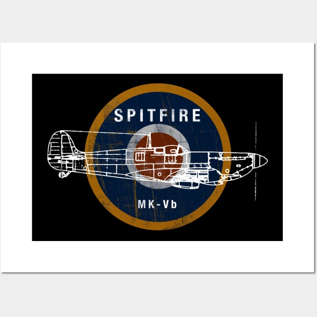 Spitfire Wall Art by Toby Wilkinson